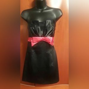 Formal LBD w/ Pink Satin Bow